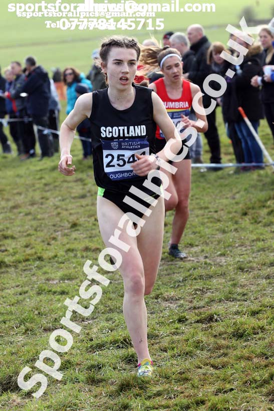Womens under-20s 2019 British Athletics Inter Counties Cross Country, Prestwood Hall, Loughborough. Photo:  David T. Hewitson/Sports for All Pics